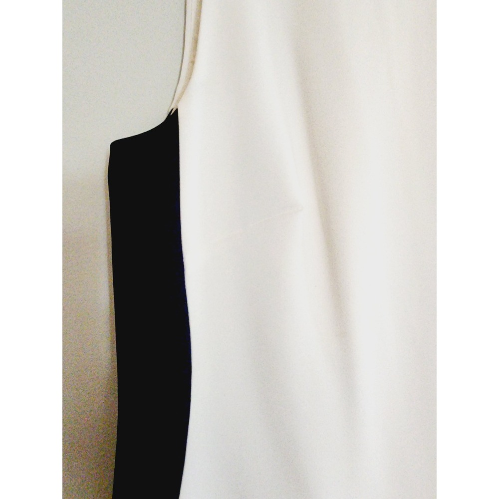 Lauren Ralph Lauren Womens Colorblock Sheath Dress Navy White Size 8 - Picture 15 of 15